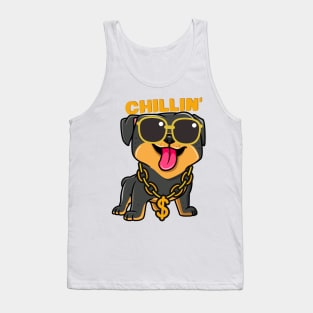 Dog thug chillin' Tank Top